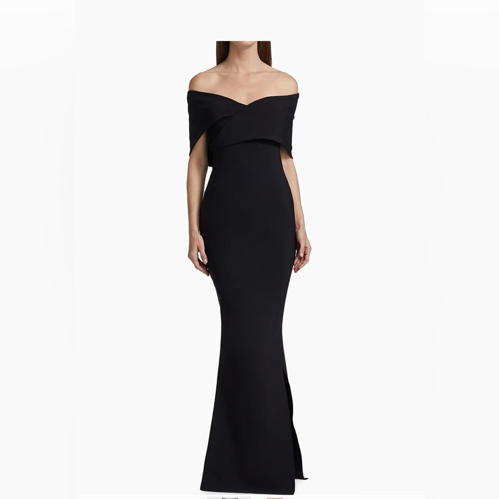 NWT Chiara Boni La Petite Robe Benje Stretch Jersey Fishtail Gown $995